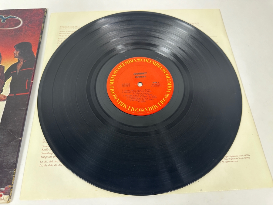 Journey - Infinity JC 34912 Columbia Records Vinyl Record 1978 [Photo 6]