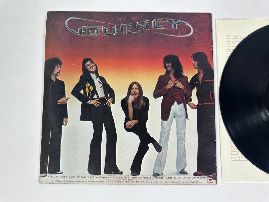Journey - Infinity JC 34912 Columbia Records Vinyl Record 1978 [Photo 5]