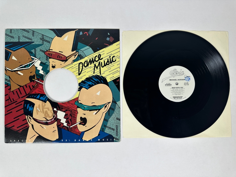 Michael Jackson - Rock With You AS 687 Epic Records 12' Vinyl Record 1979 Promo Copy