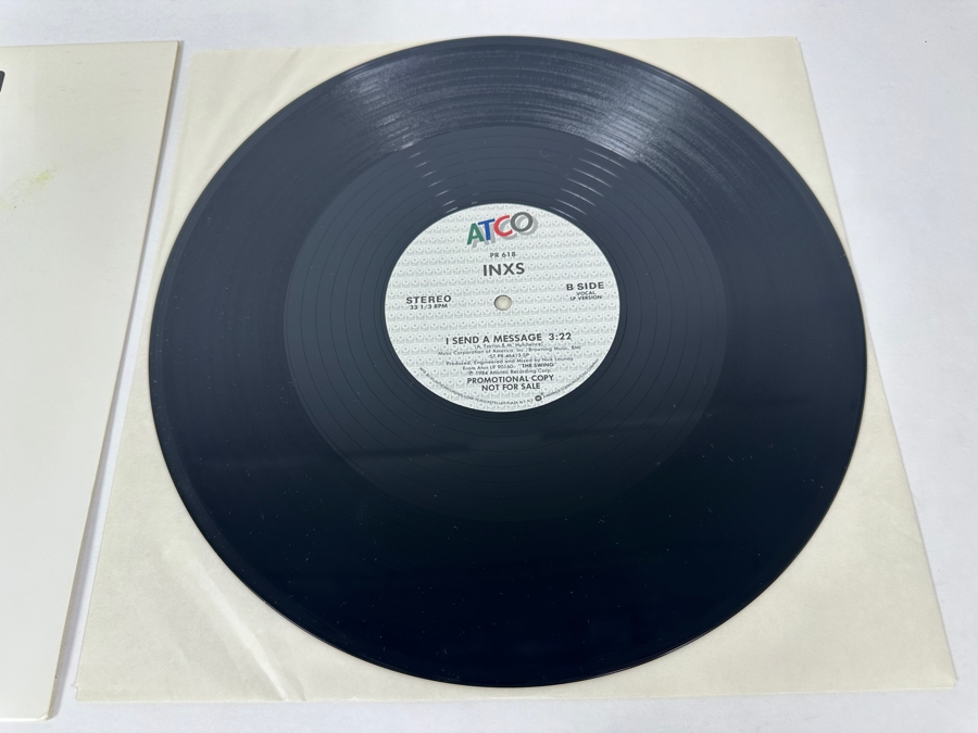 INXS - I Send A Message ST-PR-46502-SP ATCO Records 12' Vinyl Record 1984 Promo Copy [Photo 5]
