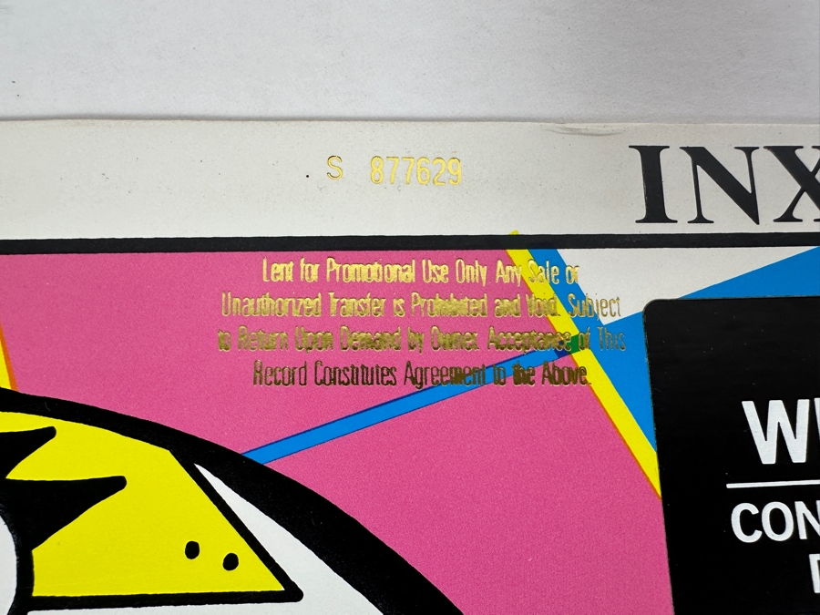 INXS - Dekadance 90115-1-A ATCO Records 12' Vinyl Record 1983 Promo Copy Specialty Pressing [Photo 4]