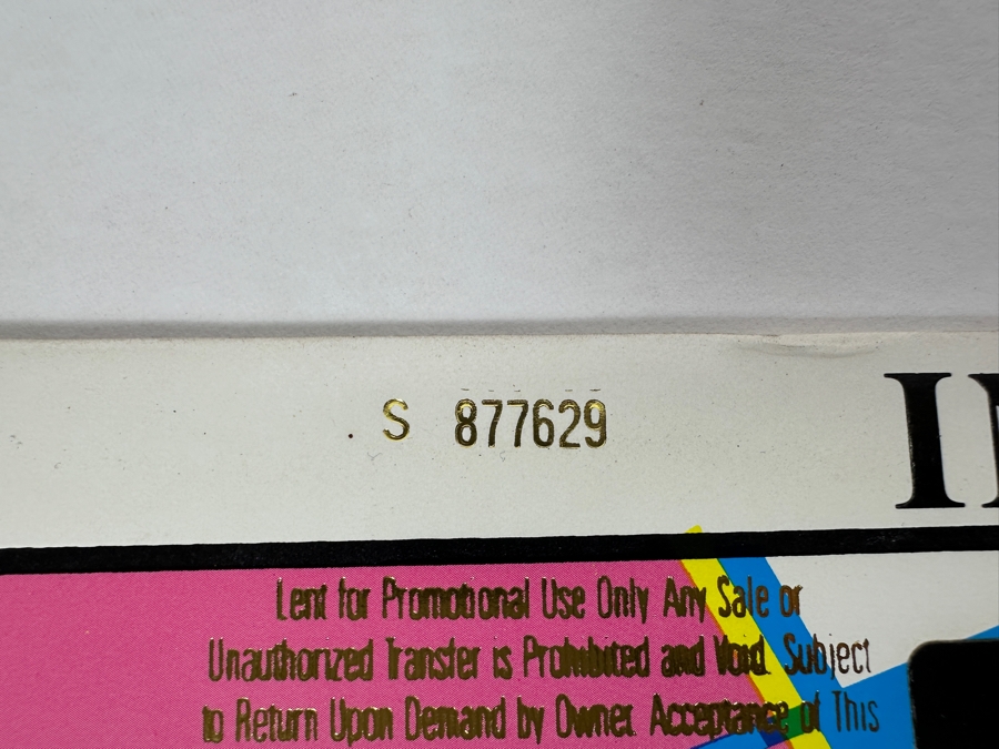 INXS - Dekadance 90115-1-A ATCO Records 12' Vinyl Record 1983 Promo Copy Specialty Pressing [Photo 5]