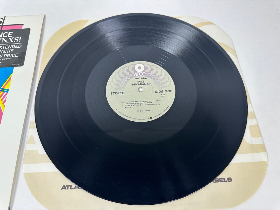 INXS - Dekadance 90115-1-A ATCO Records 12' Vinyl Record 1983 Promo Copy Specialty Pressing [Photo 6]