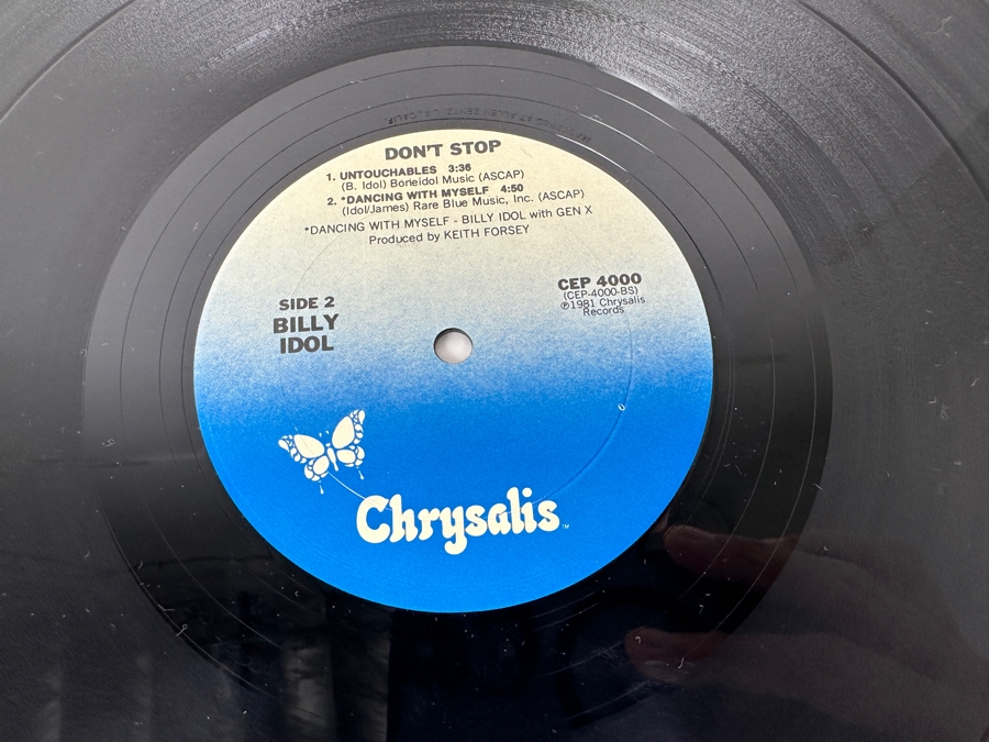Billy Idol - Don't Stop CEP 4000 Chrysalis Vinyl Record 1981 [Photo 7]