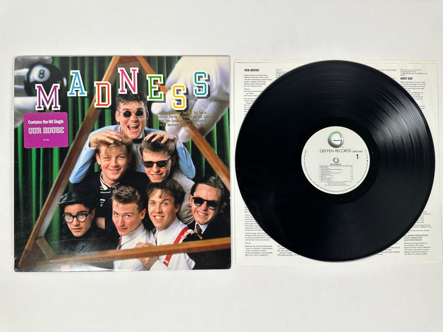 Madness - Madness GHS 4003 Geffen Records Vinyl Record 1983 Promo Copy [Photo 1]