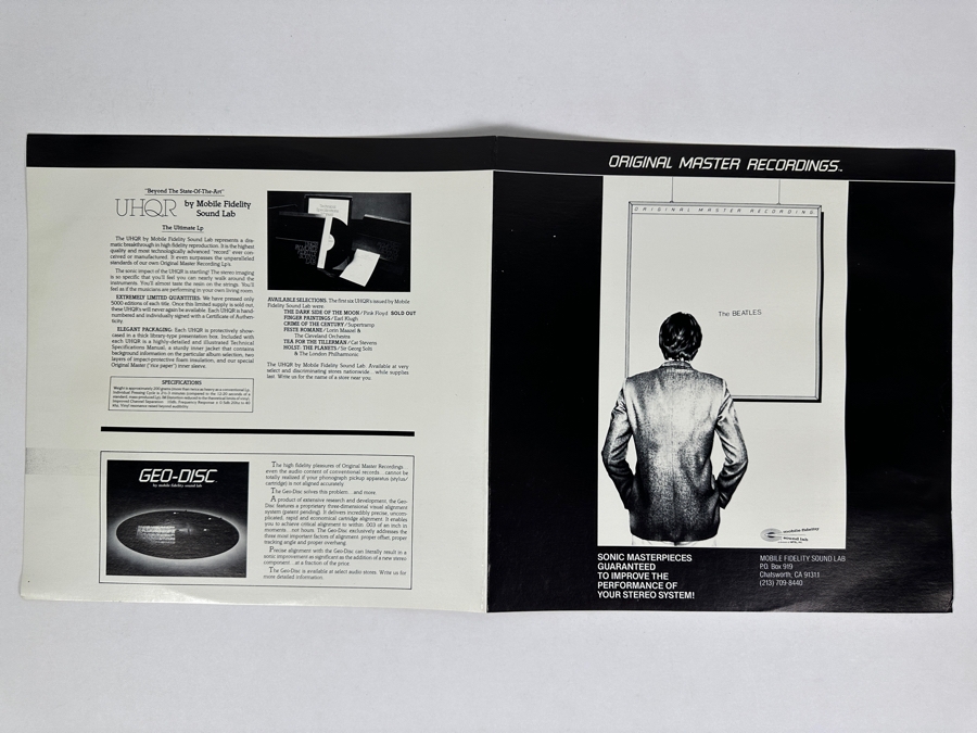 David Bowie - 'The Rise And Fall Of Ziggy Stardust And The Spiders From Mars' MFSL 1-064 Mobile Fidelity Sound Lab Vinyl Record Original Master Recording Limited Edition 1981 [Photo 9]