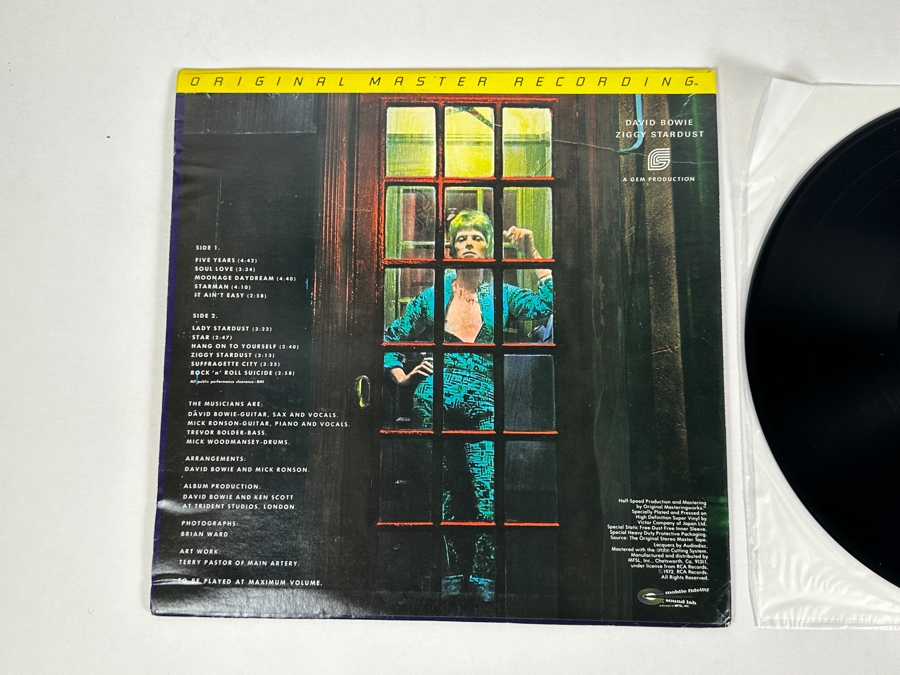 David Bowie - 'The Rise And Fall Of Ziggy Stardust And The Spiders From Mars' MFSL 1-064 Mobile Fidelity Sound Lab Vinyl Record Original Master Recording Limited Edition 1981 [Photo 4]