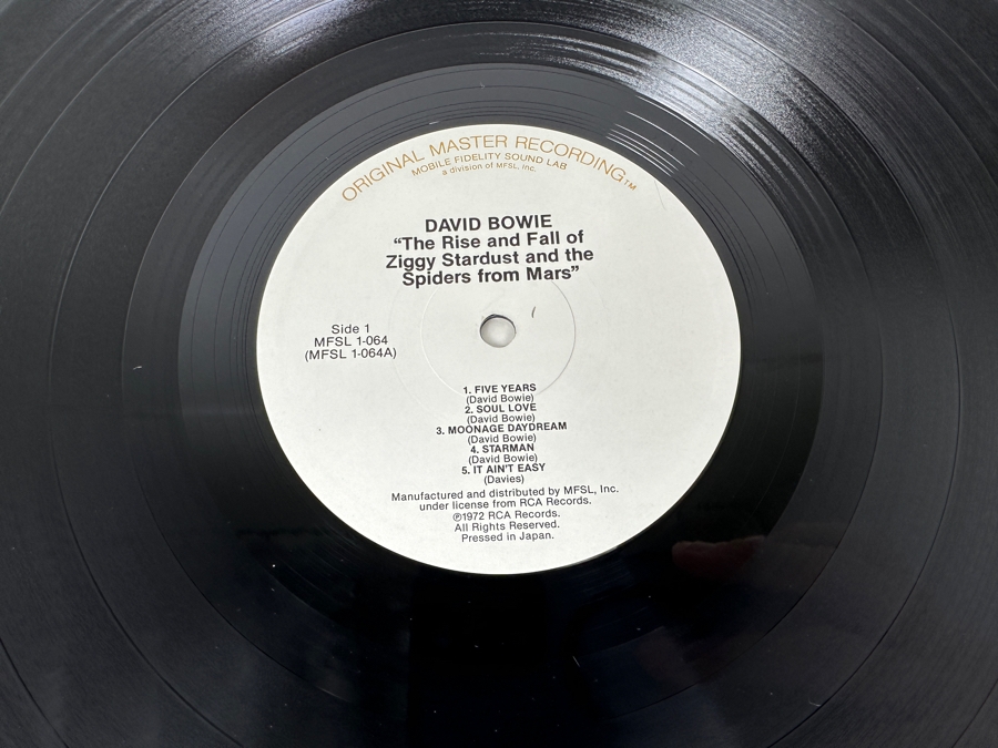 David Bowie - 'The Rise And Fall Of Ziggy Stardust And The Spiders From Mars' MFSL 1-064 Mobile Fidelity Sound Lab Vinyl Record Original Master Recording Limited Edition 1981 [Photo 6]