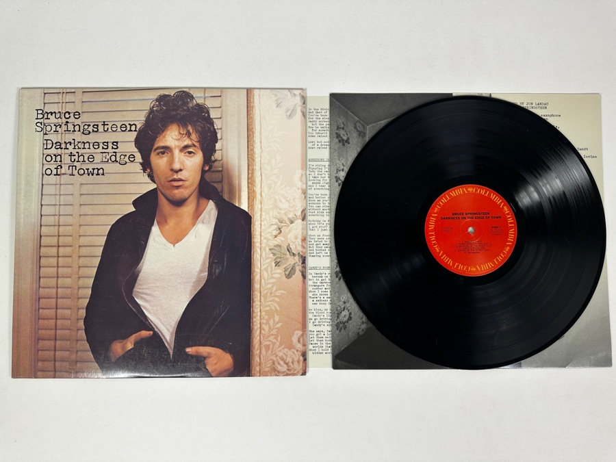 Bruce Springsteen - Darkness On The Edge Of Town JC 35318 Columbia Records Vinyl Record 1978 [Photo 1]