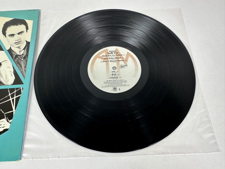 Split Enz - Waiata SP-4848 A&M Records Vinyl Record 1981 Promo Copy [Photo 4]
