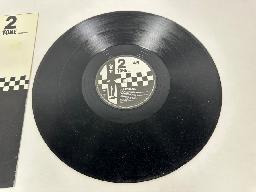 The Specials - Ghost Town CHS TT 1217 Chrysalis Records Vinyl Record 1981 UK Import [Photo 5]
