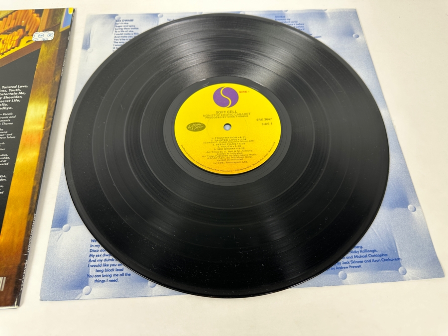 Soft Cell - Non-Stop Erotic Cabaret SRK 3647 Sire Records Vinyl Record 1981 [Photo 4]