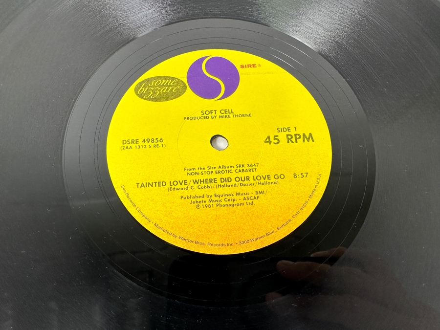 Soft Cell - Tainted Love / Where Did Our Love Go DSRE 49856 Sire Records 12' 45 RPM Vinyl Record 1981 [Photo 5]