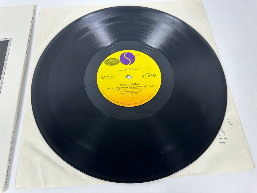 Soft Cell - Tainted Love / Where Did Our Love Go DSRE 49856 Sire Records 12' 45 RPM Vinyl Record 1981 [Photo 4]