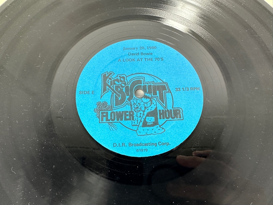 David Bowie - A Look At The 70's January 20, 1980 King Biscuit Flower Hour 2 X Vinyl Records (Missing 1 Record) Sides B,C,D & E [Photo 5]