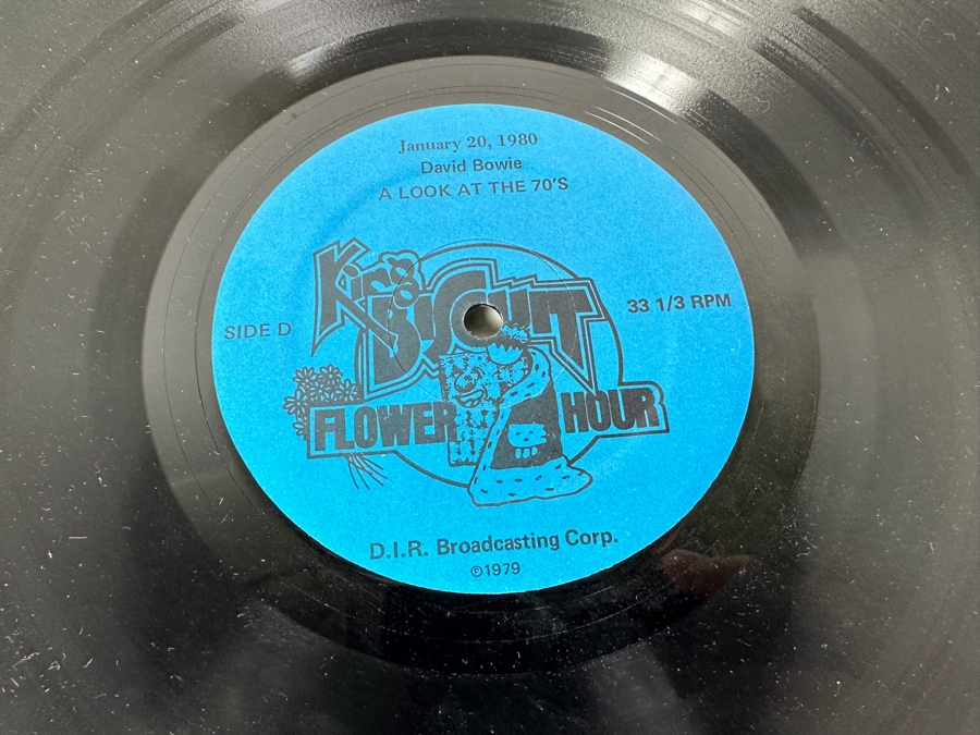 David Bowie - A Look At The 70's January 20, 1980 King Biscuit Flower Hour 2 X Vinyl Records (Missing 1 Record) Sides B,C,D & E [Photo 9]
