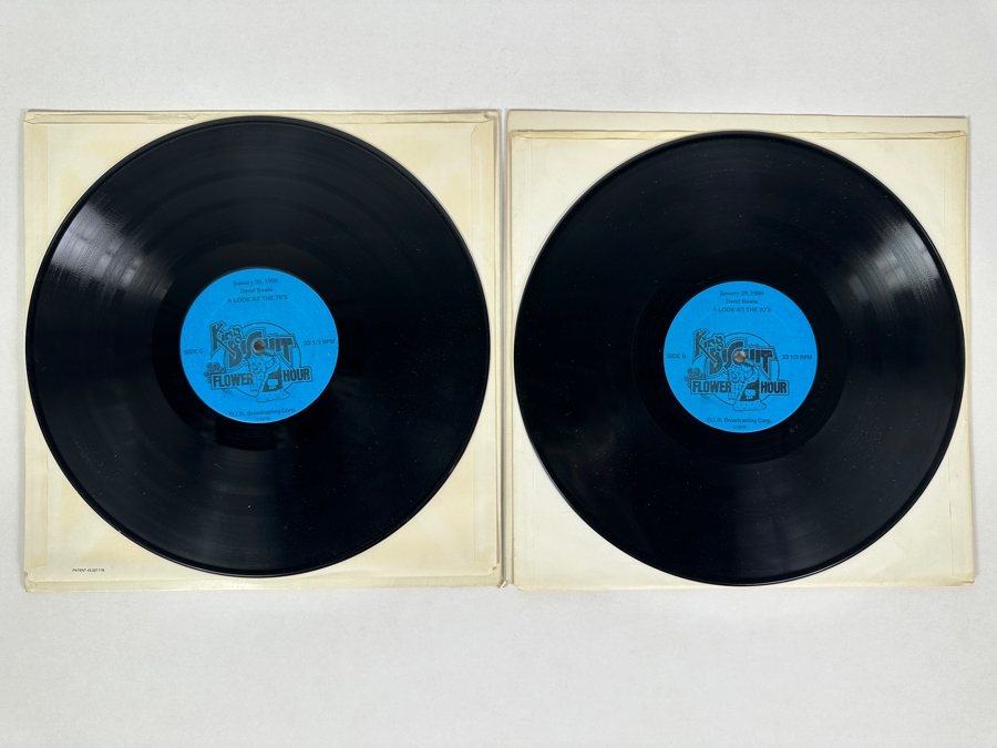 David Bowie - A Look At The 70's January 20, 1980 King Biscuit Flower Hour 2 X Vinyl Records (Missing 1 Record) Sides B,C,D & E [Photo 1]