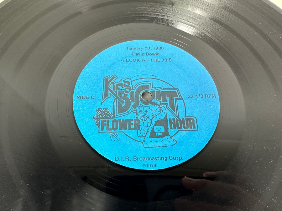 David Bowie - A Look At The 70's January 20, 1980 King Biscuit Flower Hour 2 X Vinyl Records (Missing 1 Record) Sides B,C,D & E [Photo 3]