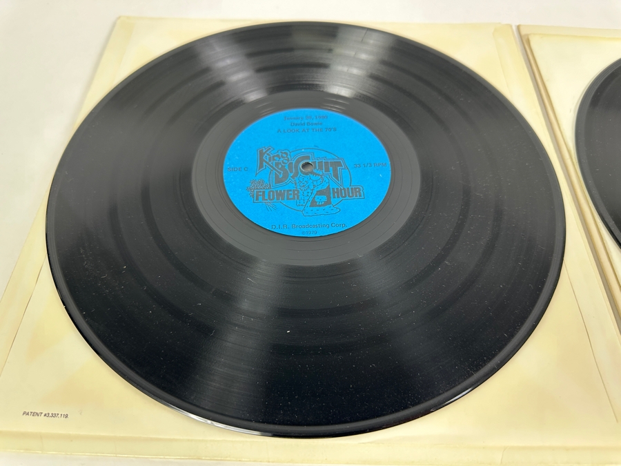 David Bowie - A Look At The 70's January 20, 1980 King Biscuit Flower Hour 2 X Vinyl Records (Missing 1 Record) Sides B,C,D & E [Photo 2]