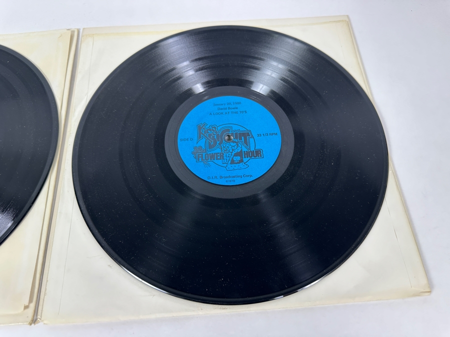 David Bowie - A Look At The 70's January 20, 1980 King Biscuit Flower Hour 2 X Vinyl Records (Missing 1 Record) Sides B,C,D & E [Photo 8]