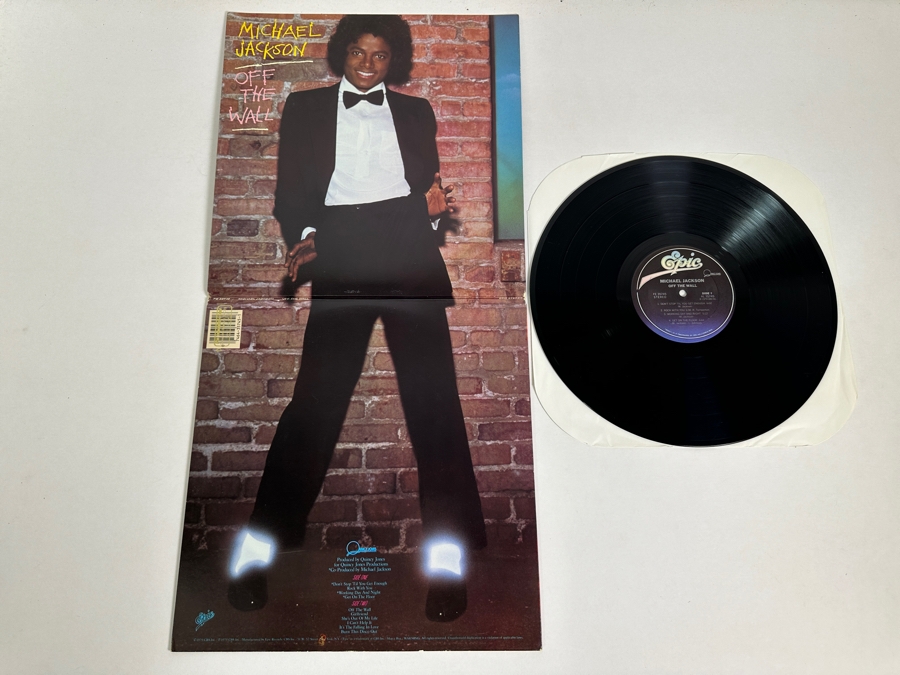 Michael Jackson - Off The Wall FE 35745 Epic Records Vinyl Record 1979 Promo  Copy