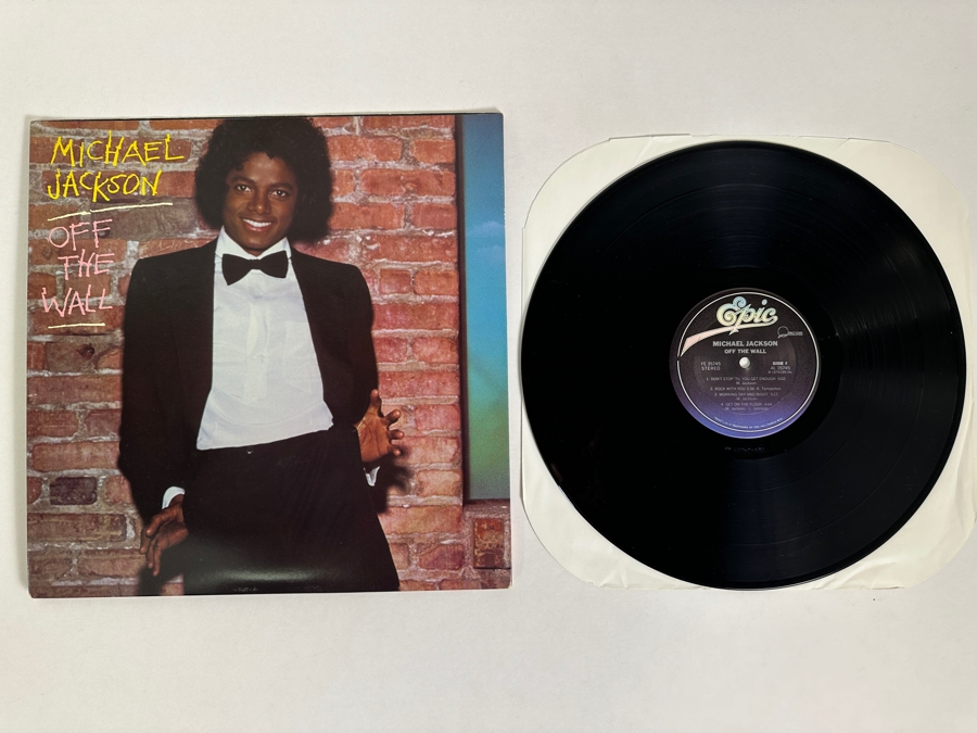 Michael Jackson - Off The Wall FE 35745 Epic Records Vinyl Record 1979 Promo  Copy