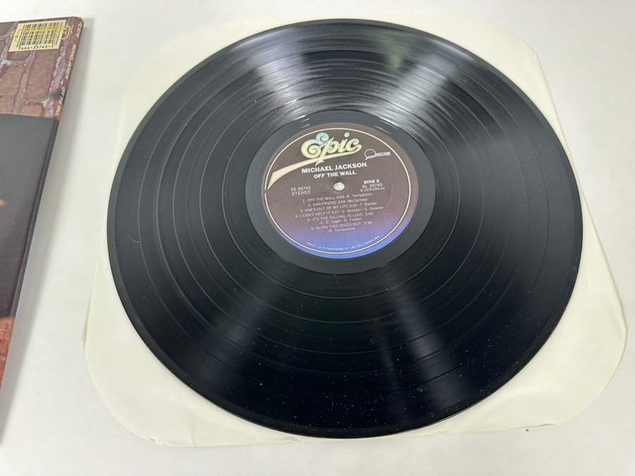 Michael Jackson - Off The Wall FE 35745 Epic Records Vinyl Record 1979 Promo Copy [Photo 9]