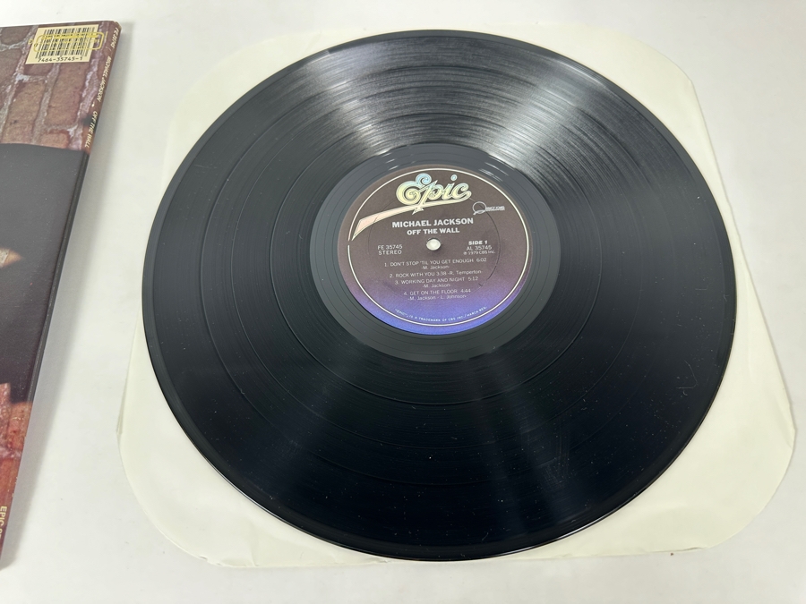 Michael Jackson - Off The Wall FE 35745 Epic Records Vinyl Record 1979 Promo Copy [Photo 7]