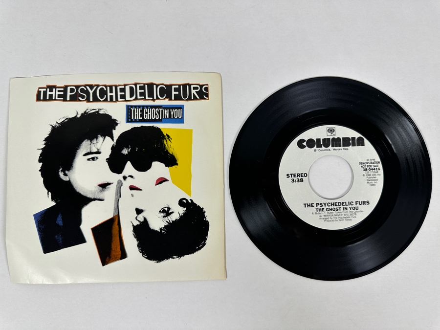 The Psychedelic Furs - The Ghost In You 38-04416 Columbia Records 45 RPM Vinyl Record 1984 Promo Copy [Photo 1]