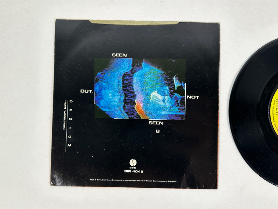 Talking Heads - Once In A Lifetime SIR 4048 Sire Records 45 RPM Vinyl Record 1981 UK Import [Photo 3]