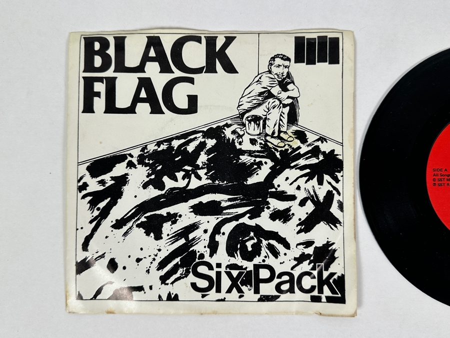 Black Flag - Six Pack SST-005 SST Records 45 RPM Vinyl Record 1981 [Photo 2]
