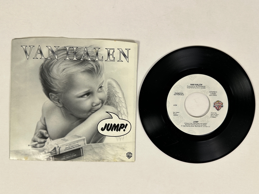 Van Halen - Jump 7-29384 Warner Bros Records 45 RPM Vinyl Record 1983 Promo Copy [Photo 1]