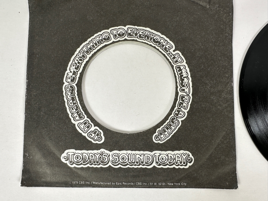 Ian & The Blockheads - Hit Me With Your Rhythm Stick ZSP-166157 Stiff Records 45 RPM Vinyl Record 1978 Promo Copy [Photo 2]