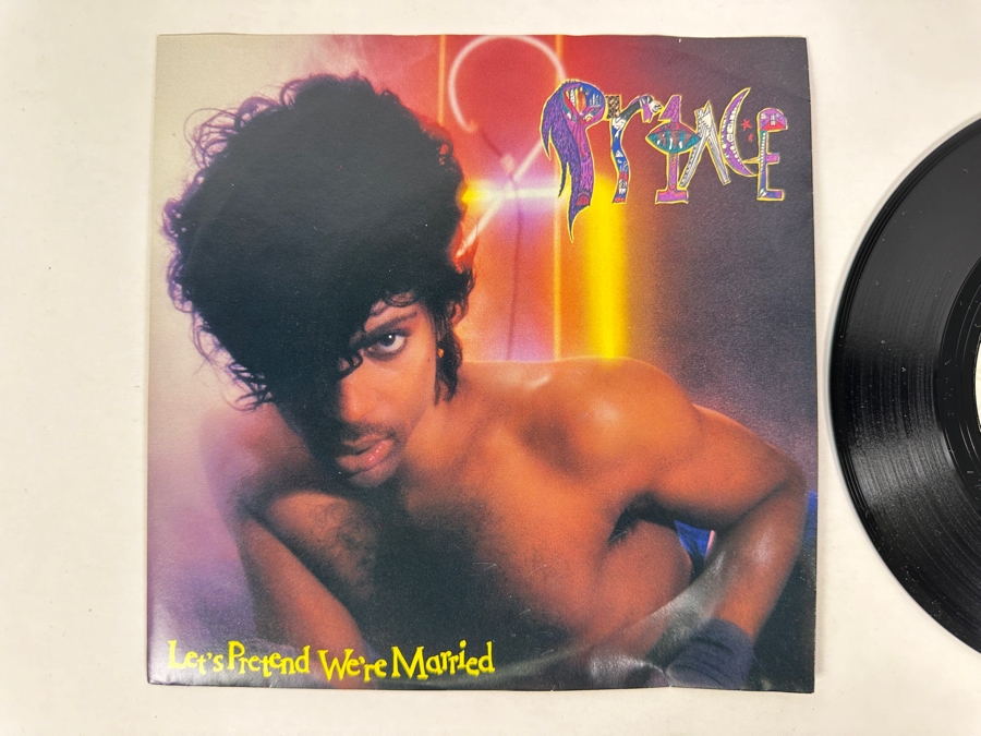 Prince - Let's Pretend We're Married 7-29548 Warner Bros Records 45 RPM Vinyl Record Promo Copy [Photo 2]