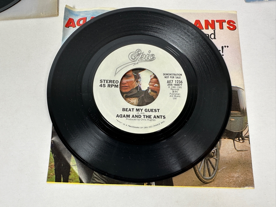 Adam And The Ants Goody Two Shoes, Stand & Deliver, Puss 'N Boots 45 RPM Promo Copies [Photo 5]