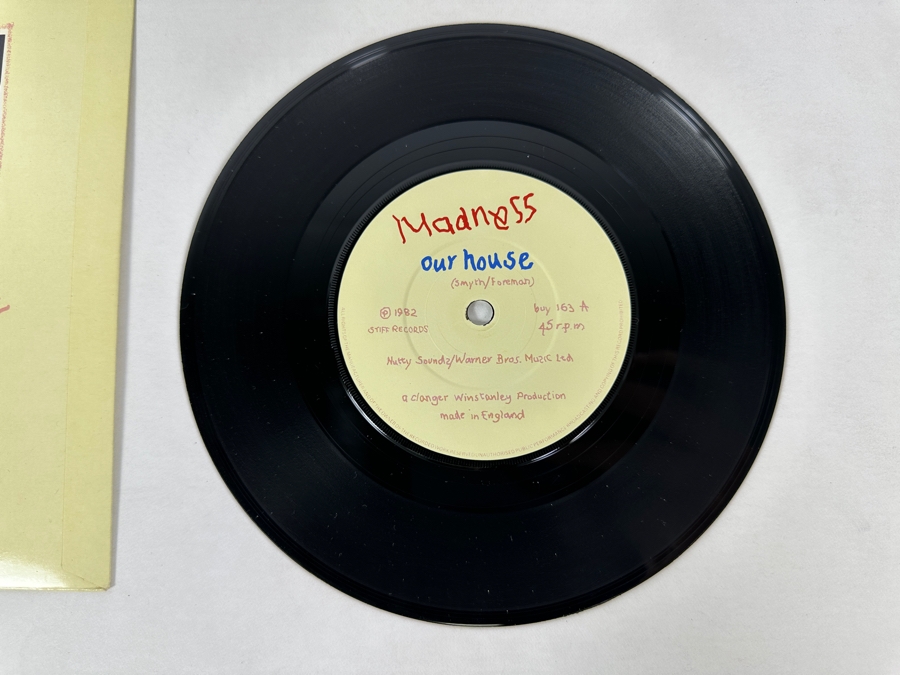 Madness - Our House Buy 163 Stiff Records 45 RPM Vinyl Record 1982 UK Import [Photo 4]