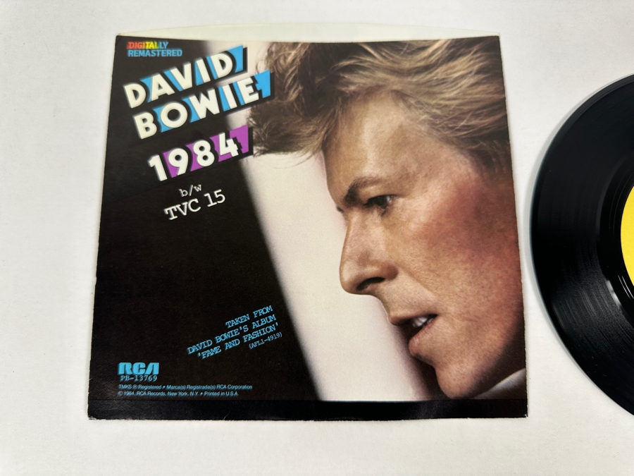 David Bowie - 1984 JK-13769 RCA 45 RPM Vinyl Record 1974 Promo Copy [Photo 3]
