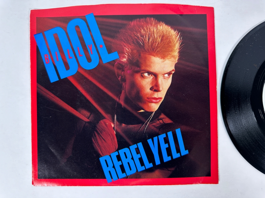 Billy Idol - Rebel Yell VS4 42762 Chrysalis Records 45 RPM Vinyl Record 1983 Promo Copy [Photo 2]