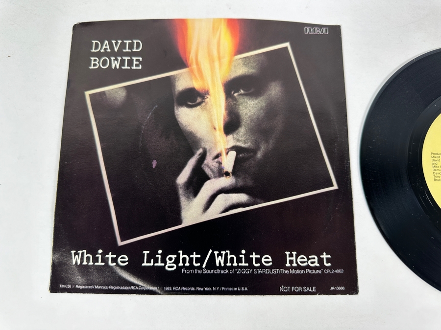 David Bowie - White Light / White Heat JK-13660 RCA Records 45 RPM Vinyl Record 1983 Promo Copy [Photo 4]