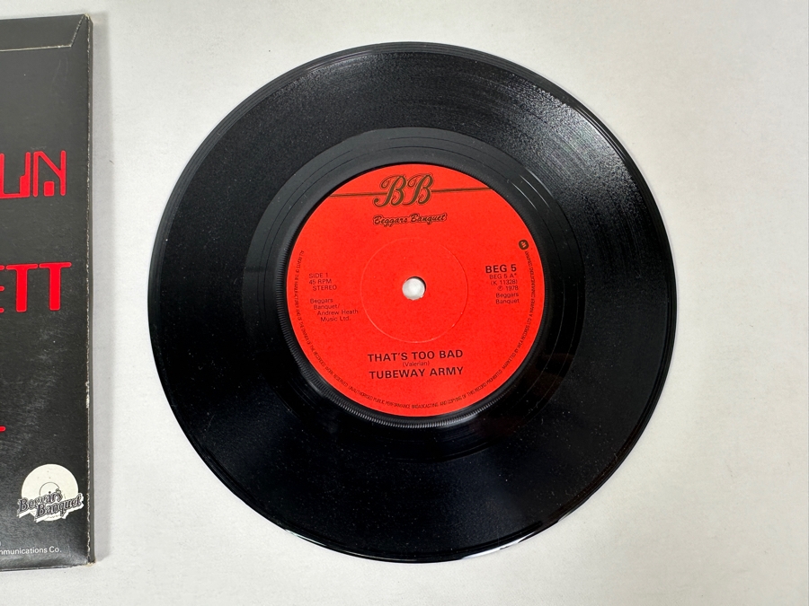 Tubeway Army - That's Too Bad / Bombers Back 2, BEG 5, BEG 8 Beggars Banquet 2 X 7' Vinyl Records 45 RPM 1979 UK Import [Photo 8]