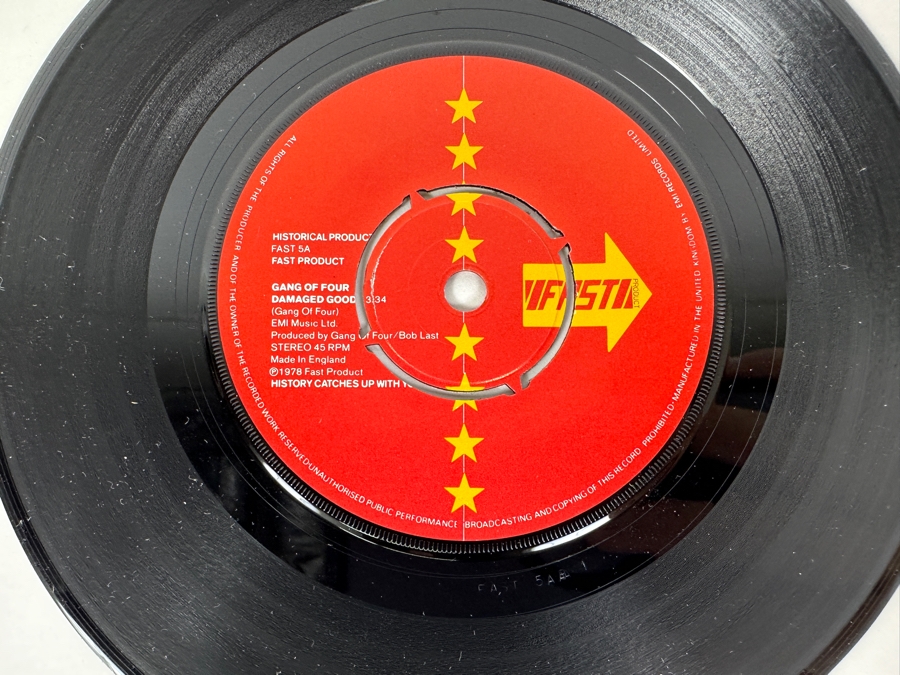Gang Of Four - Damaged Goods / Love Like Anthrax / Armalite Rifle Fast 5 1978 45 RPM Vinyl Record UK Import [Photo 5]