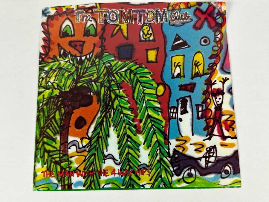 Six Vintage 1980s 45 RPM Vinyl Records: Men At Work, Wang Chung & The Tom Tom Club (5 Promo Copies) [Photo 5]