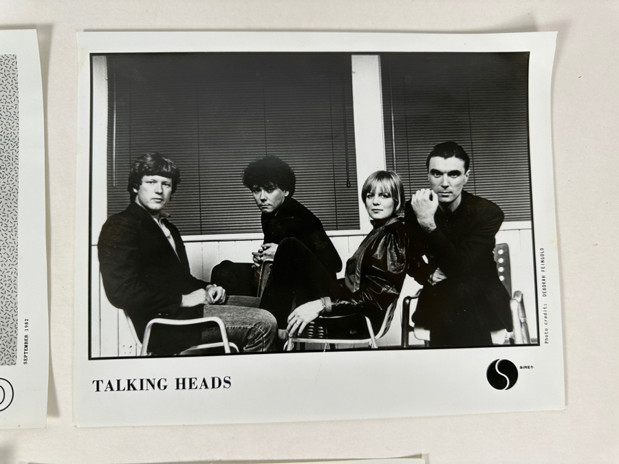 Six B&W 8x10 Promotional Band Record Label Photos: XTC, DEVO, Talking Heads, R.E.M., The English BEAT & Warren Zevon [Photo 6]