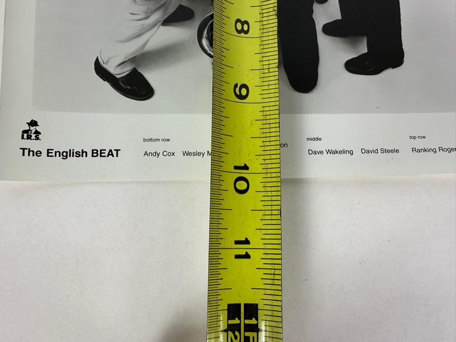 Six B&W 8x10 Promotional Band Record Label Photos: XTC, DEVO, Talking Heads, R.E.M., The English BEAT & Warren Zevon [Photo 9]