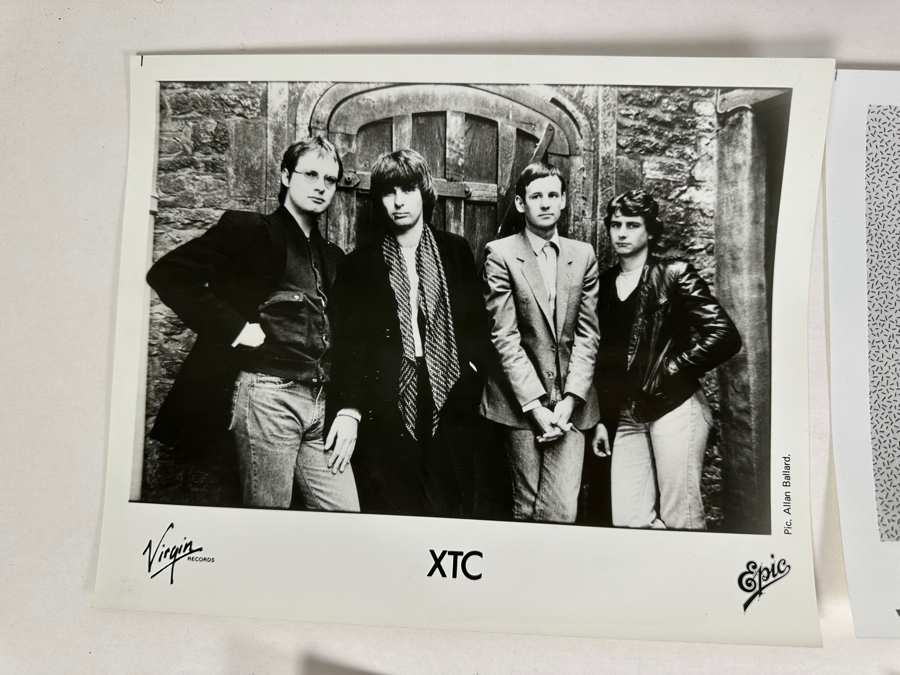 Six B&W 8x10 Promotional Band Record Label Photos: XTC, DEVO, Talking Heads, R.E.M., The English BEAT & Warren Zevon [Photo 3]