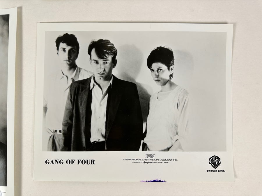 Four B&W 8x10 Promotional Band Record Label Photos: Depeche Mode, The Plimsouls, Alf Moyet Of YAZ & Gang Of Four [Photo 4]