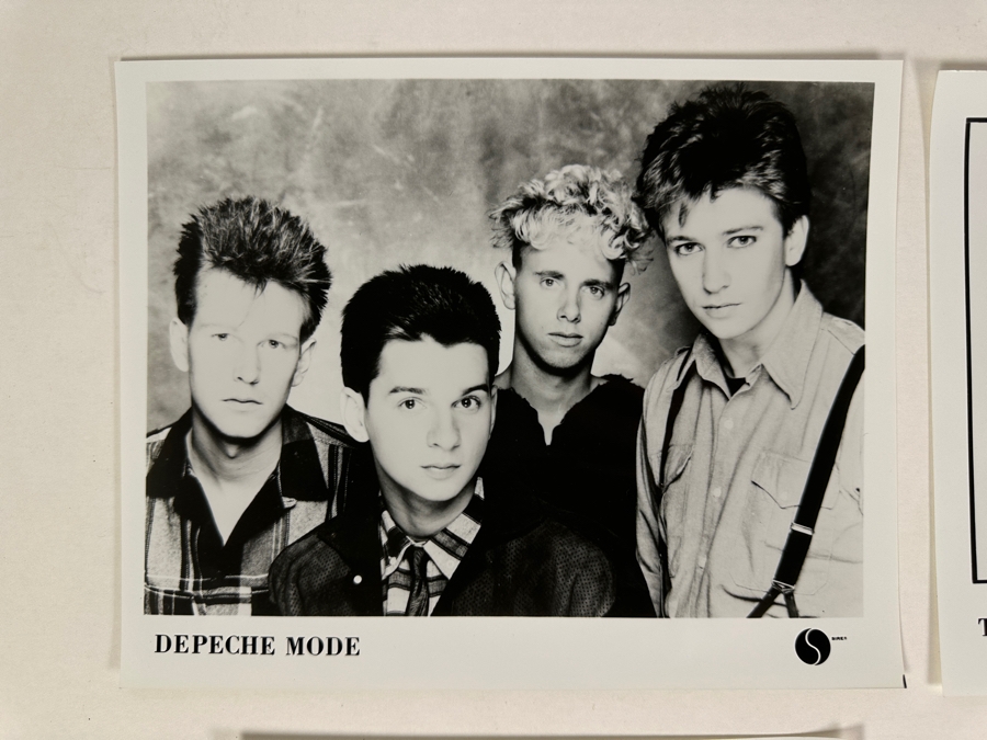 Four B&W 8x10 Promotional Band Record Label Photos: Depeche Mode, The Plimsouls, Alf Moyet Of YAZ & Gang Of Four [Photo 2]