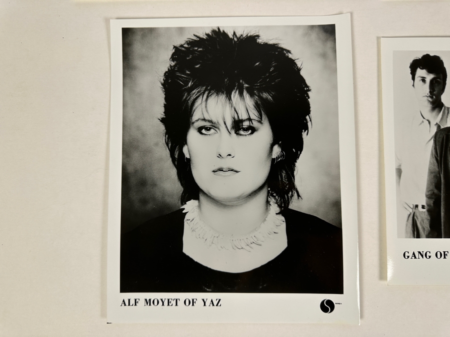 Four B&W 8x10 Promotional Band Record Label Photos: Depeche Mode, The Plimsouls, Alf Moyet Of YAZ & Gang Of Four [Photo 3]