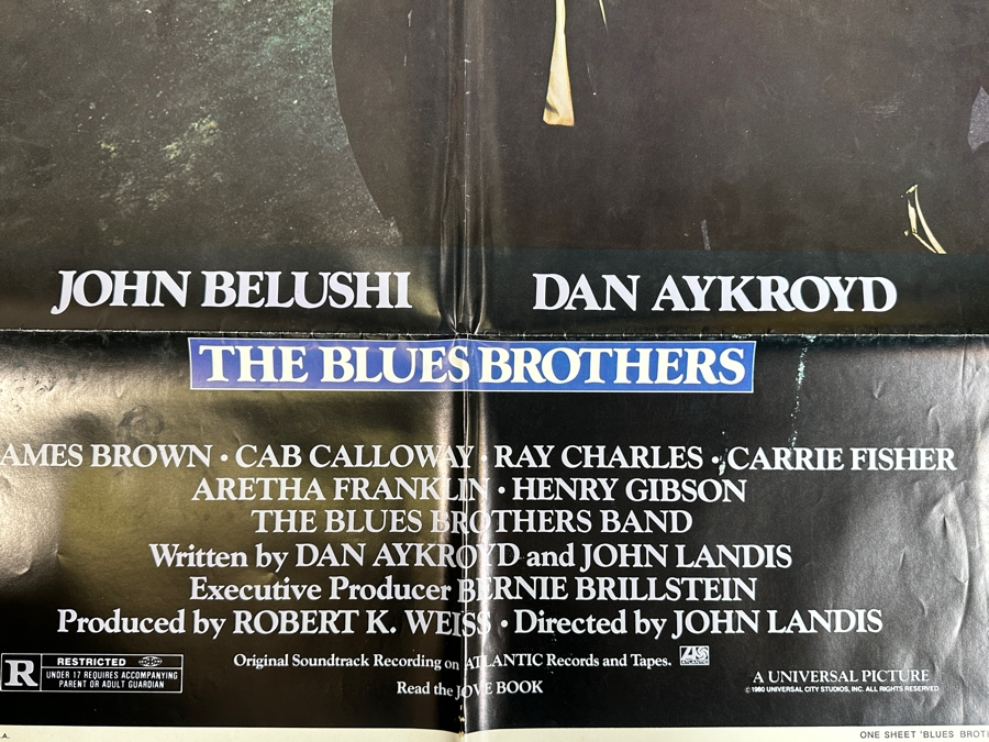 The Blues Brothers Movie Poster With John Belushi & Dan Aykroyd 27 X 41 [Photo 2]