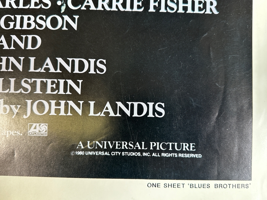 The Blues Brothers Movie Poster With John Belushi & Dan Aykroyd 27 X 41 [Photo 3]